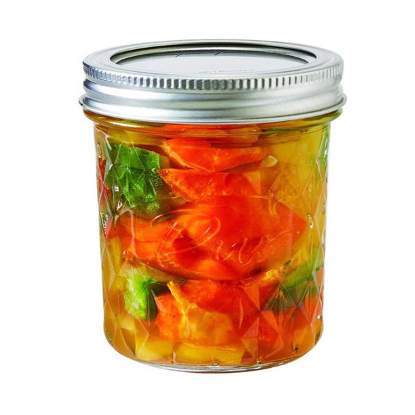 PUR Wide Mouth Diamond Mason Jar 16 Oz 12 Pk Wayfair Canada